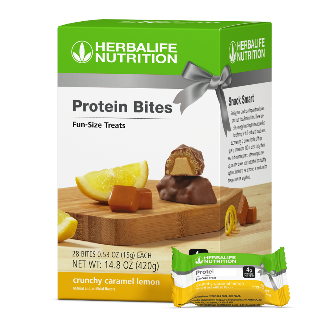 Herbalife Protein Bites: Crunchy Caramel Lemon