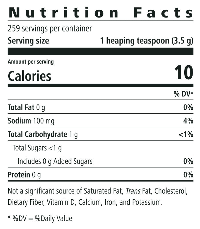 Creamy Flavoring Mix: Sugar-Free