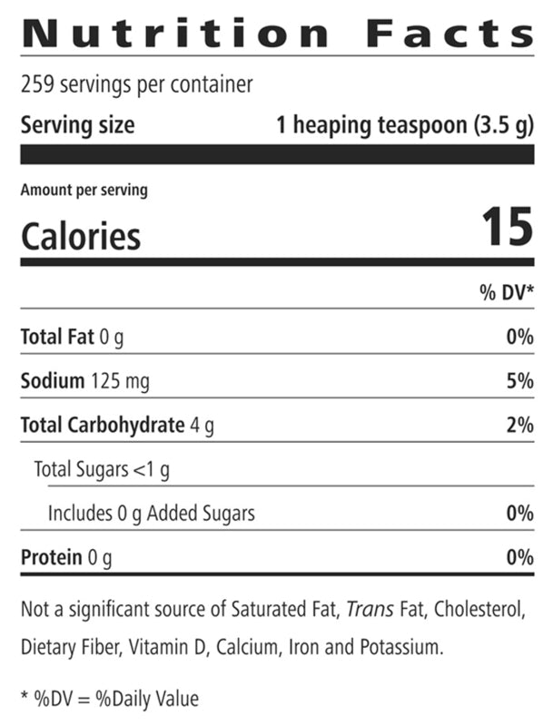 Creamy Flavoring Mix: Sugar-Free
