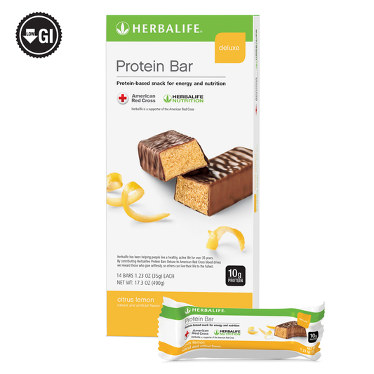 Protein Bar Deluxe: Citrus Lemon 14 Bars per Box