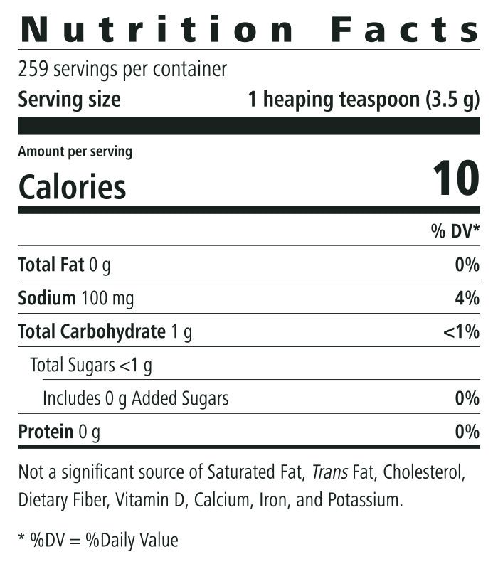 Creamy Flavoring Mix: Sugar-Free
