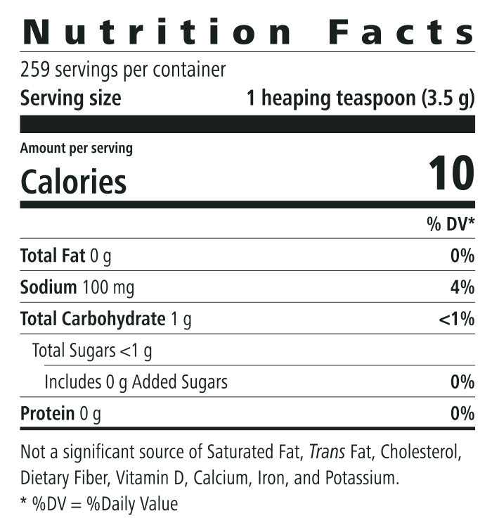 Creamy Flavoring Mix: Sugar-Free