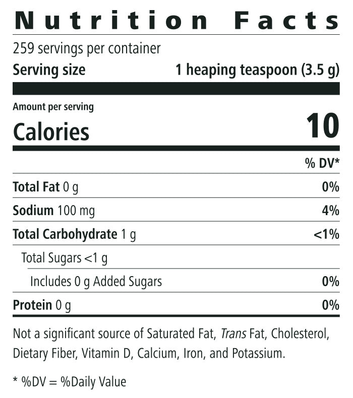 Creamy Flavoring Mix: Sugar-Free
