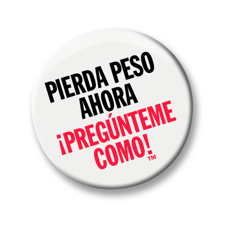 "Lose Weight Now, Ask Me How" button