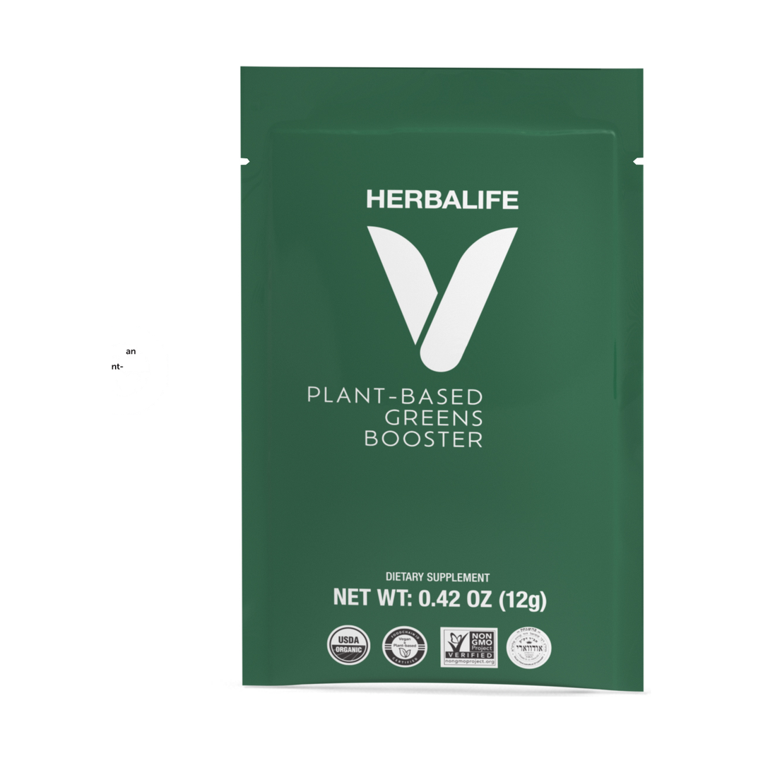 Herbalife HERBALIFE V Plant-Based Greens Booster Single-Serve Packets: for all States except California 20 Packets