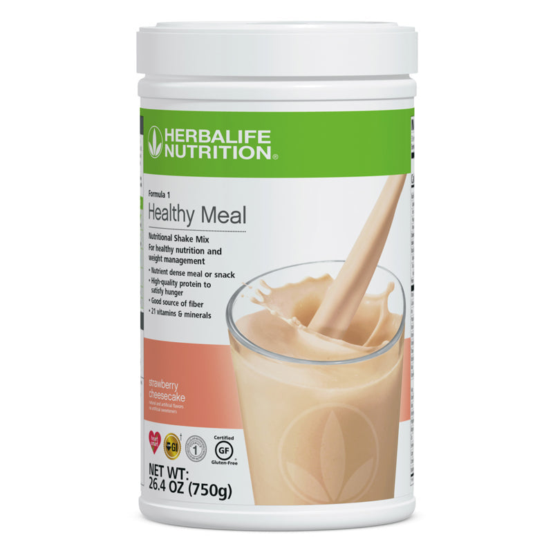Herbalife Formula 1 Healthy Meal Nutritional Shake Mix: Strawberry Cheesecake 750 g product photo