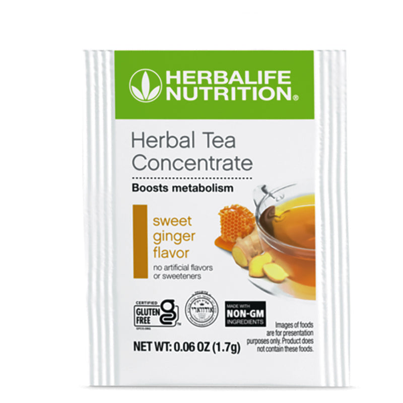 Herbalife Herbal Tea Concentrate: Sweet Ginger with Non-GM Ingredients 30 Packets product photo