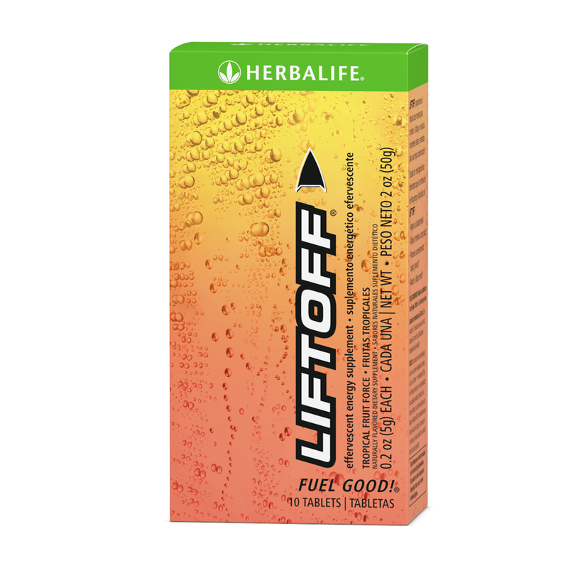 Herbalife Liftoff Tropical Fruit Force 10 Tablets product photo