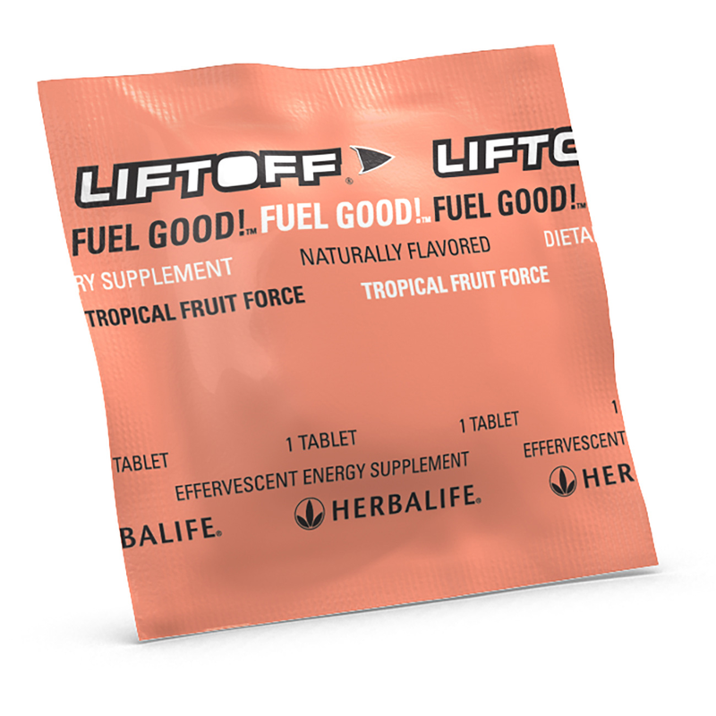 Herbalife Liftoff Tropical Fruit Force 100 tablets (bulk) product photo